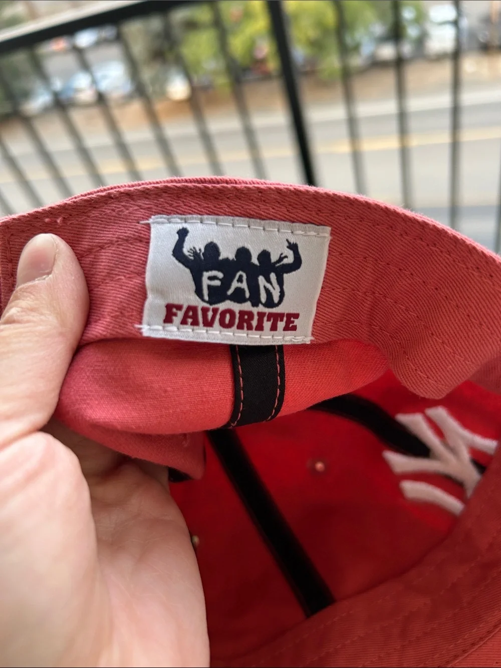 New York Logo Baseball Cap - Pink
